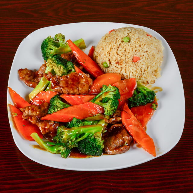 Beef with Broccoli Lunch.
